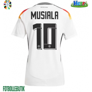 Tyskland Jamal Musiala #10 Hemmatröja EM 2024 Kortärmad